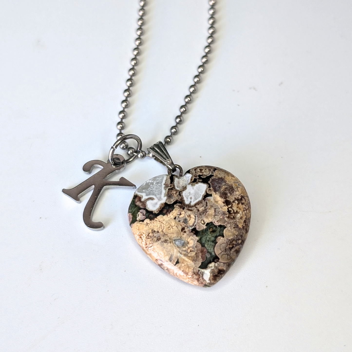 rhyoliet ketting voor haar