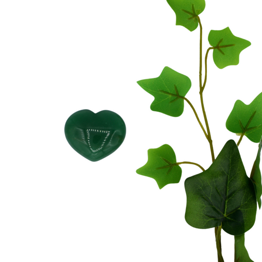 edelsteen hart van groene aventurijn