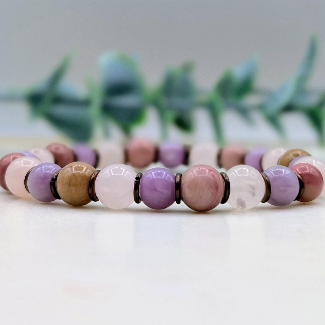 edelsteen armband voor zelf liefde