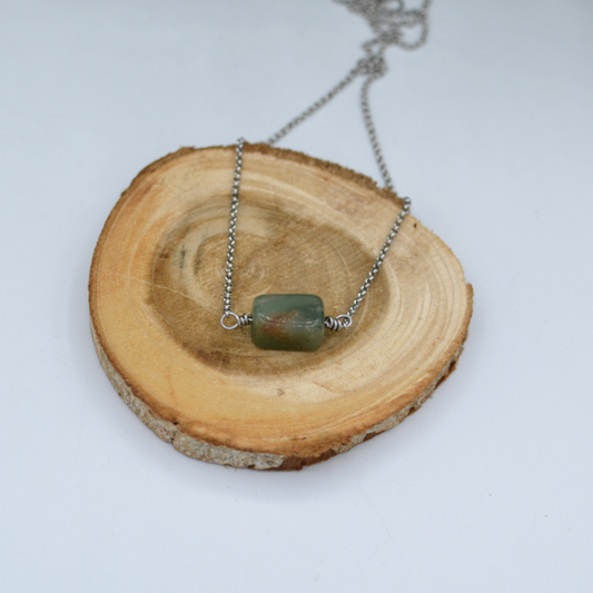 edelstenen ketting van aventurijn