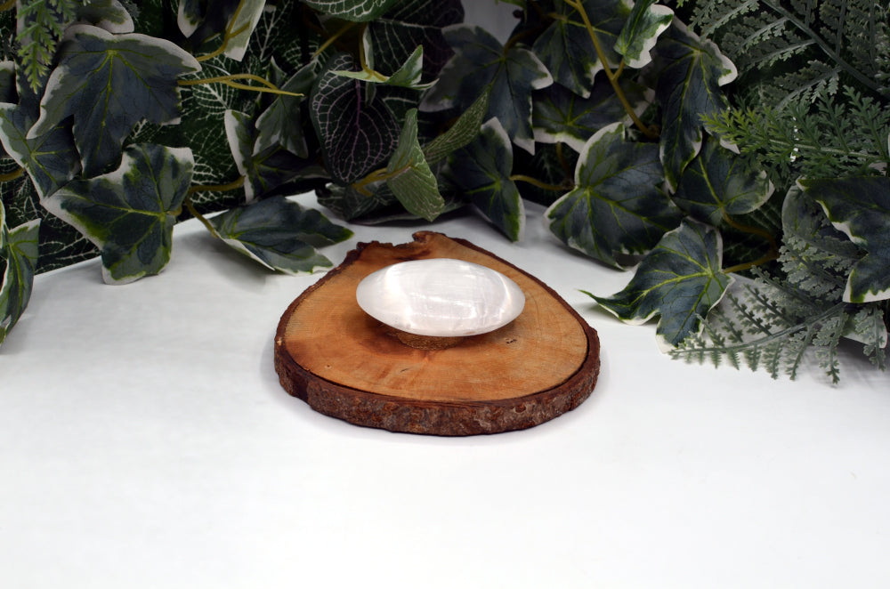 satijnspaat bekend als seleniet zaksteen