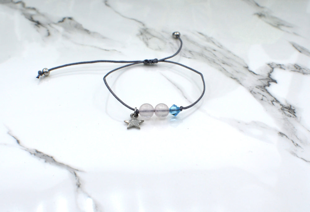 sterrenbeeld armband met geboorte steen