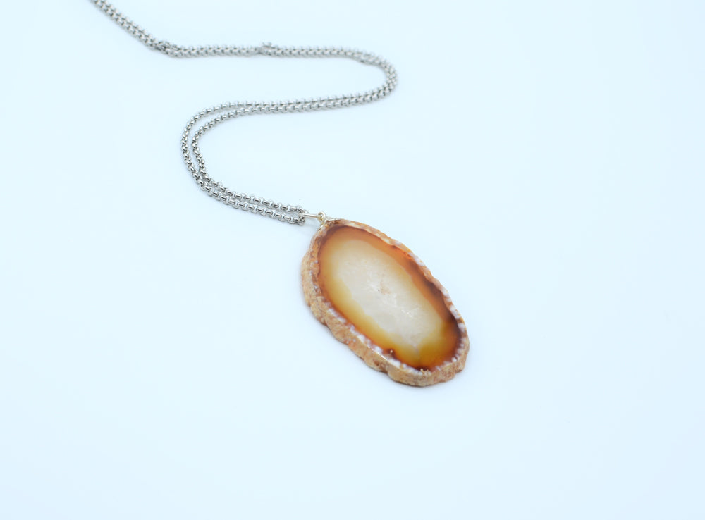 agaatschijf ketting