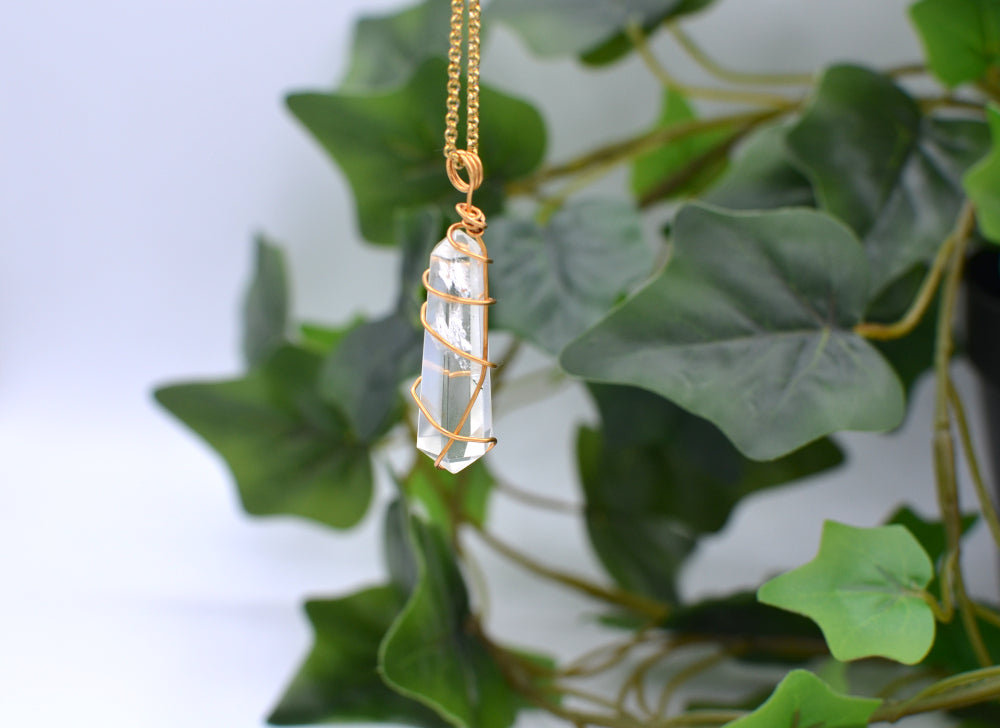 bergkristal ketting