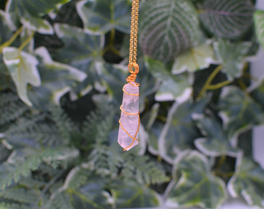 rozenkwarts ketting