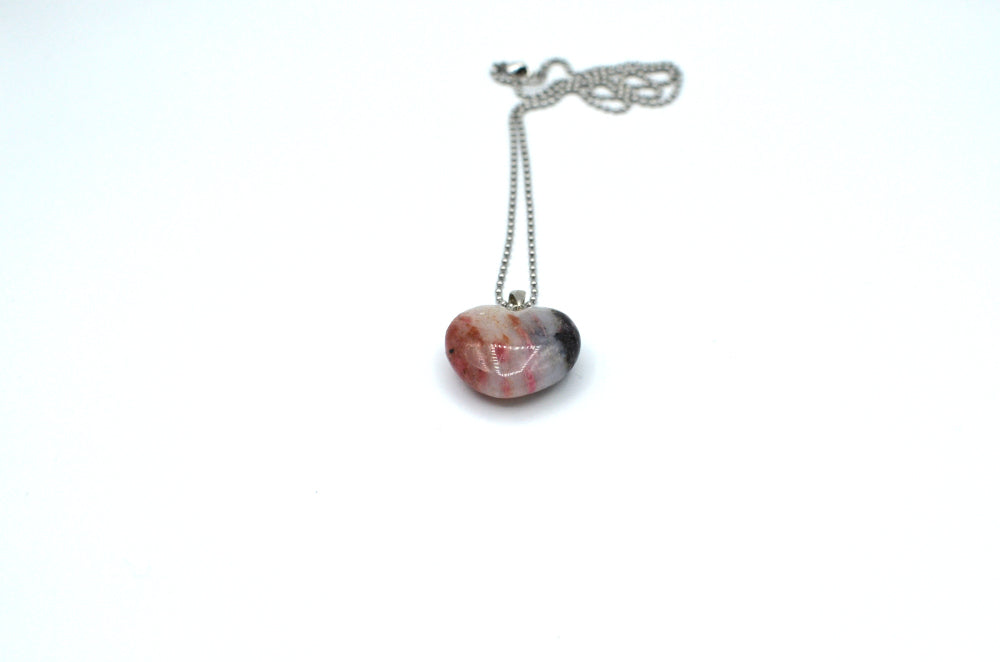 rhodoniet rvs ketting