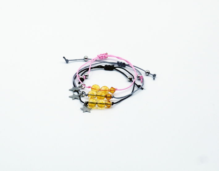 sterrenbeeld armband met kristal