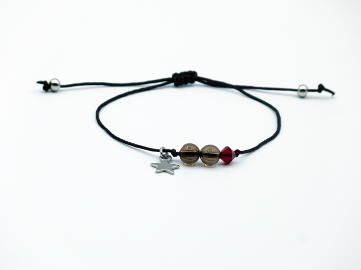 armband van rookkwarts