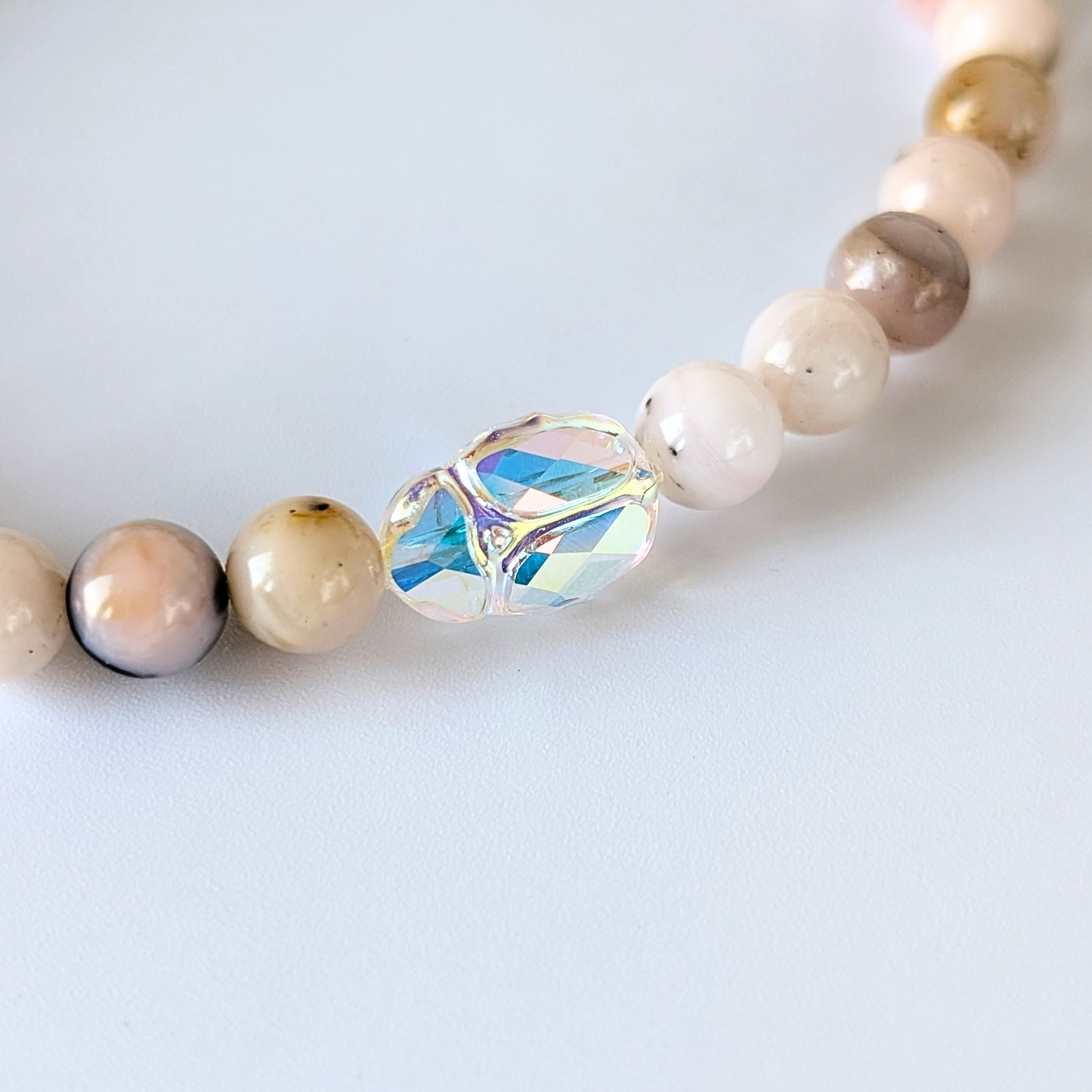 edelstenen armband met kristal