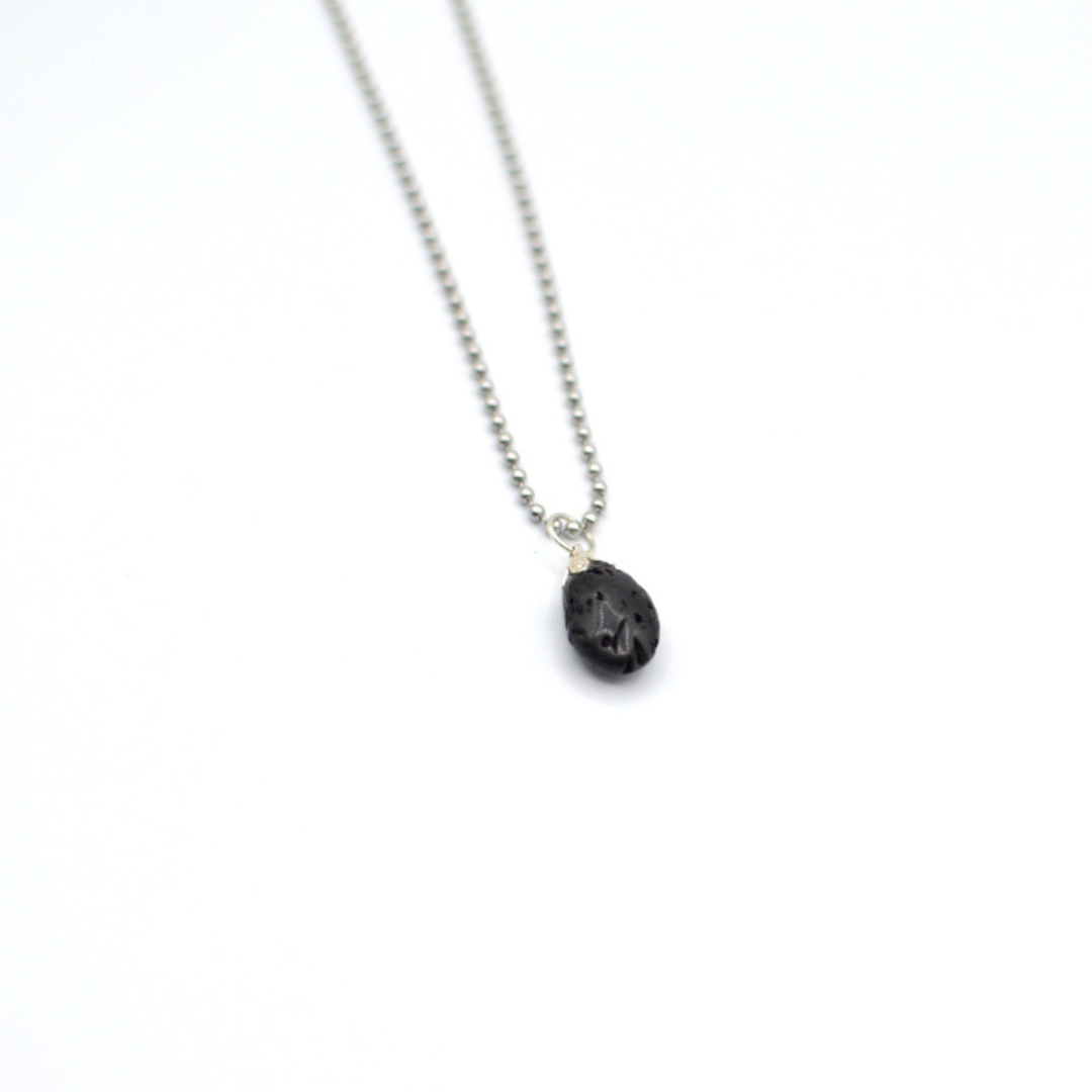 lavasteen edelsteen ketting 