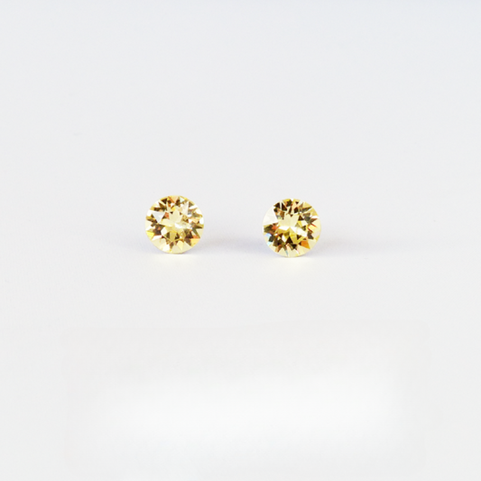 Jonquil green swarovski oorsteker