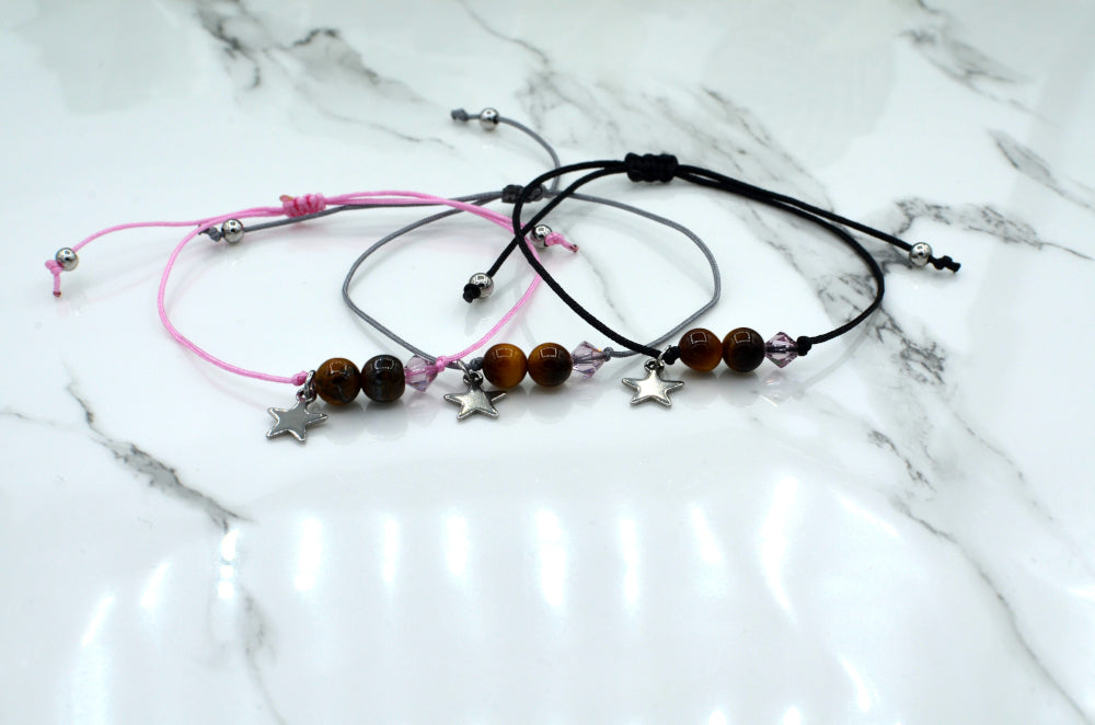 tijgeroog tweeling armband
