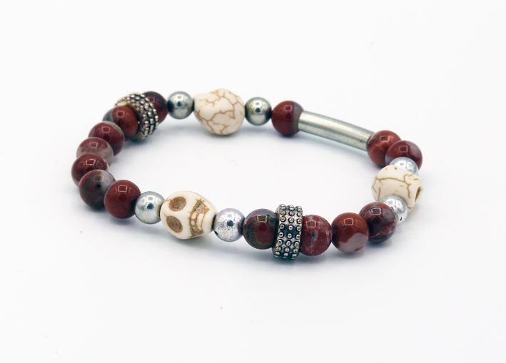 heren edelstenen armband 